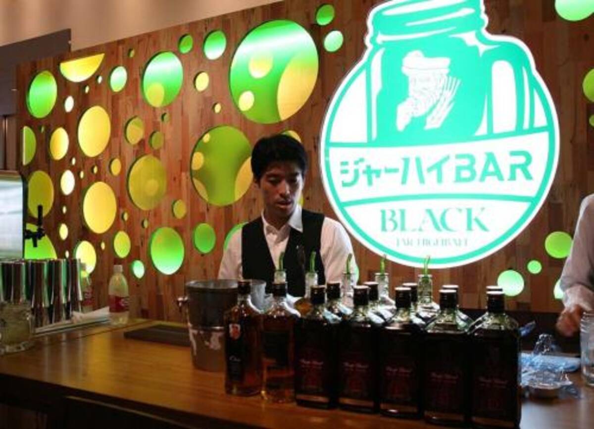 大葉や和山椒を漬けた斬新なハイボールがずらり ブラックニッカ ジャーハイbar 期間限定登場 行ってみた 18年6月22日 エキサイトニュース