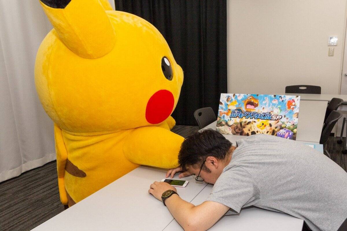 ピカチュウが編集部にあらわれた Ios版 ポケモンスクランブルsp リリースだぜ 19年7月24日 エキサイトニュース 2 2