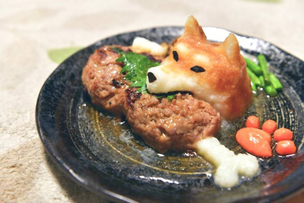 柴犬の おろしハンバーグ に 可愛い過ぎて食べられません ワンダフル 感嘆の声 19年11月16日 エキサイトニュース