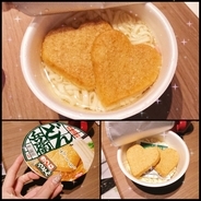 どん兵衛きつねうどんからハート型のお揚げが発見される！　出現確率はなんと12万分の1！？