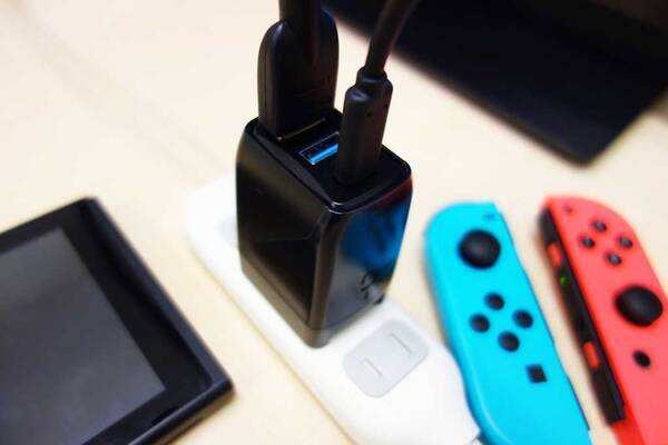 Nintendo Switchのドックとacアダプターをギュっとまとめてコンパクト化 スマホやパソコンのusb充電とhdmi出力にも対応する Genki Dock レビュー 年2月11日 エキサイトニュース