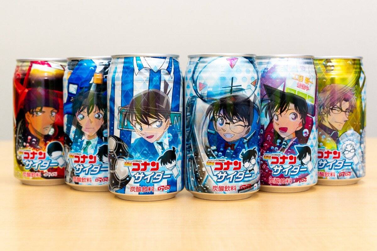 全6種見せます 年版 名探偵コナン サイダー 今年も始まるダイドーガチャ 年2月27日 エキサイトニュース