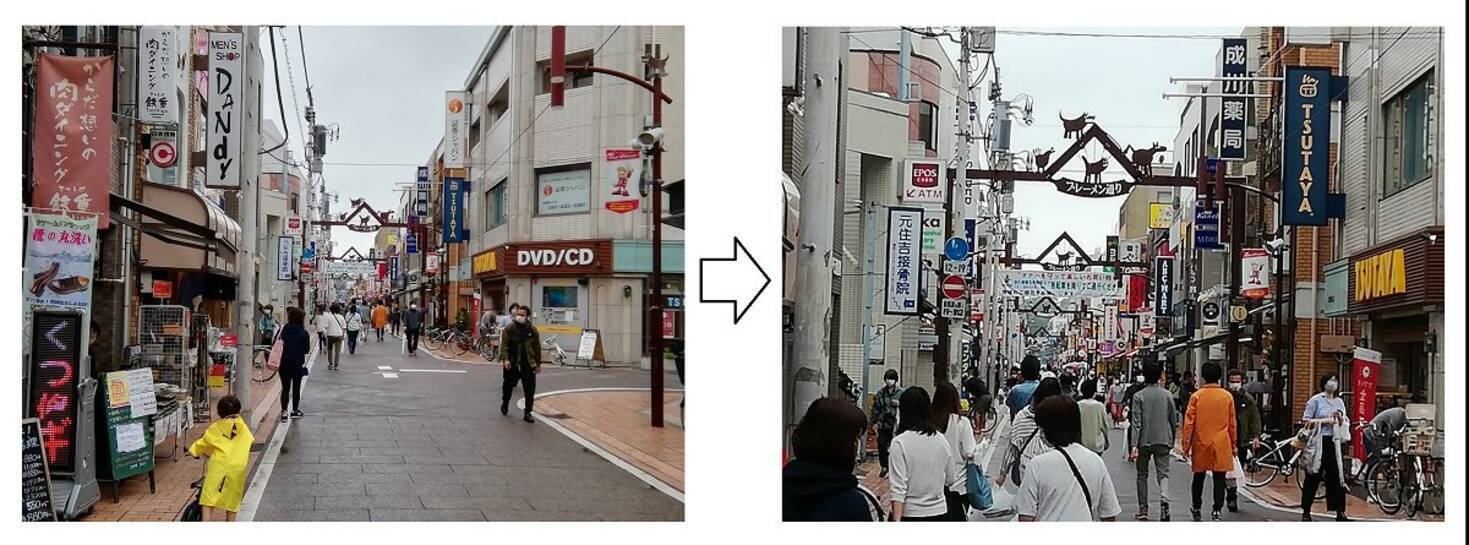 タブレットでも 密 な写真は撮れる 人口流動分析上昇の川崎市モトスミ ブレーメン商店街に行ってきた 2020年5月7日 エキサイトニュース