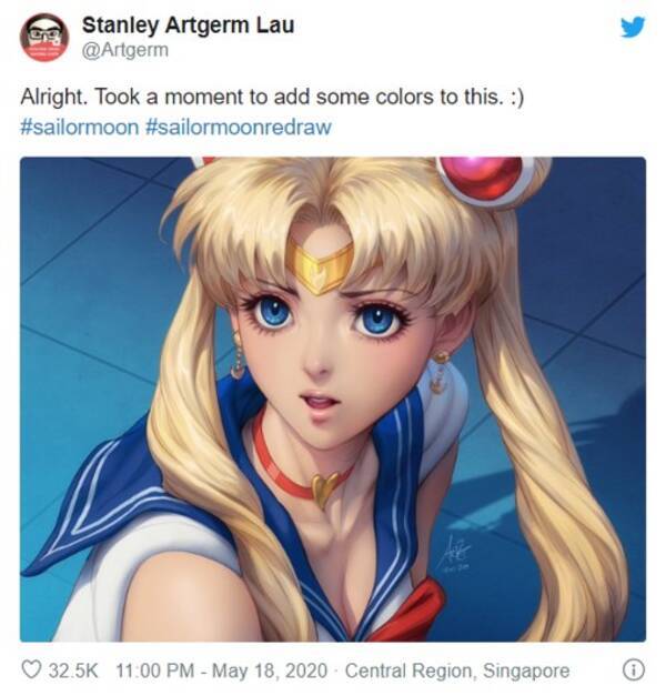 日本で流行中の 美少女戦士セーラームーン のチャレンジ Sailormoonredraw 海外でも火が付いた模様 年5月日 エキサイトニュース