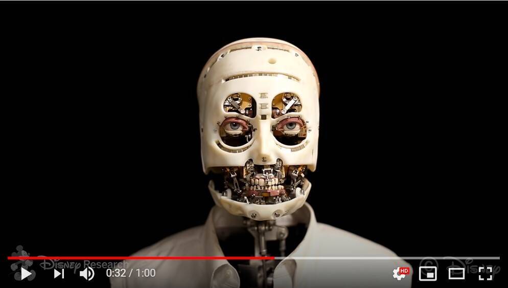 ディズニーの研究所がアイコンタクトするロボットを公開 夢の国が悪夢の国になるのか なぜ歯をつけた 年11月1日 エキサイトニュース