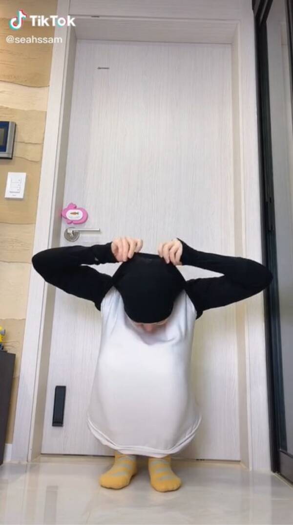 韓国の人気tiktoker Seahssam による超簡単なペンギンのコスプレ 日中韓の若者を比較する動画も人気 21年2月27日 エキサイトニュース