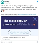 2021年版最も使われているパスワードランキング発表 日本でよく使われているパスワードは？