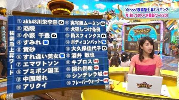 フジ バイキング の検索急上昇ワードはyahoo のものではないらしい またステマか 14年5月28日 エキサイトニュース