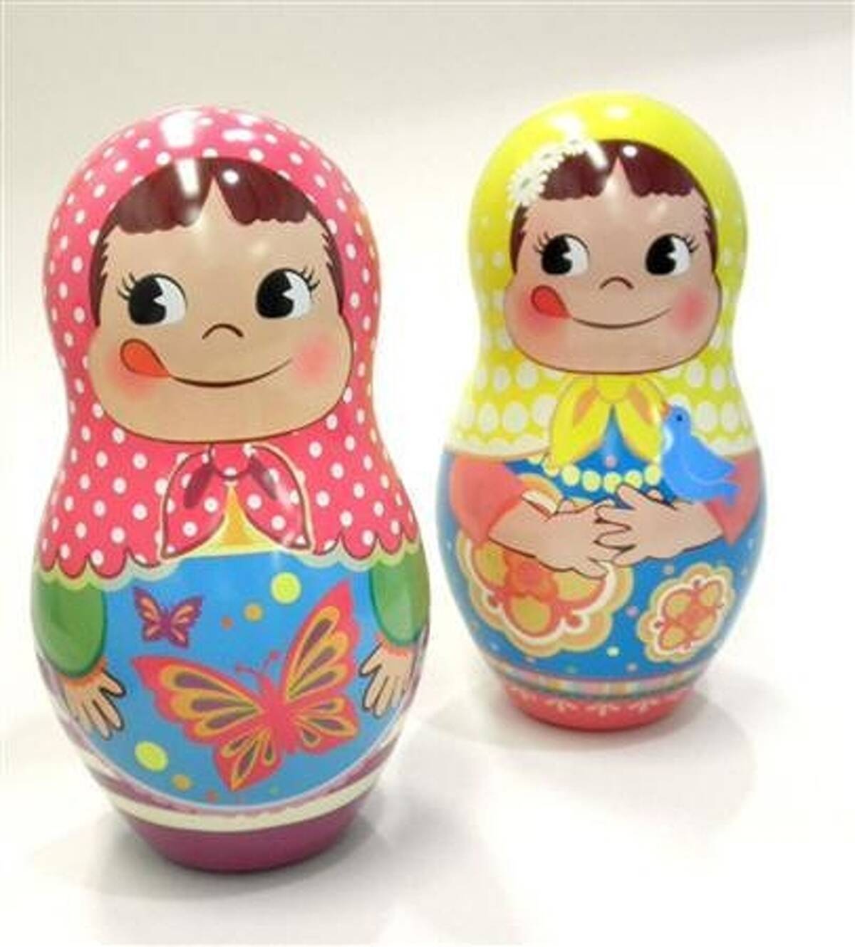 不二家が ペコちゃんマトリョーシカ人形缶 を数量限定発売 10年6月24日 エキサイトニュース
