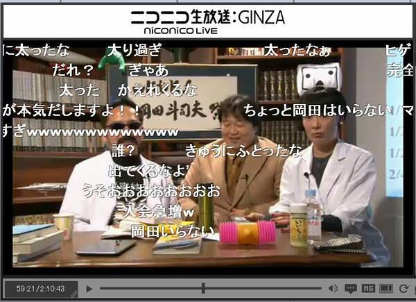 宮崎駿も同じじゃん 俺以外は犬か虫 竹熊さんあつかましい 岡田斗司夫さんのニコ生での過激発言が話題に 15年2月7日 エキサイトニュース