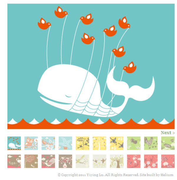 Twitterに使われているクジラの画像 なんとフリー素材だった 11年2月9日 エキサイトニュース
