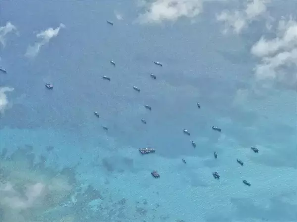 「南シナ海に中国漁船が集結　フィリピン軍が非難　外交ルートで抗議」の画像