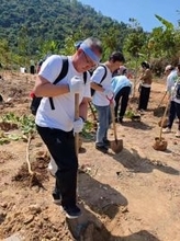 NX汽車物流(中国)、広州で植樹活動　環境保全に30本の苗木を植樹