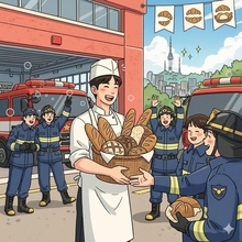 「あんぱん」の最終回に韓国で！ 命を救うヒーローへ、パンを届け続けた若き店主の奇跡​！ 夢は消防士