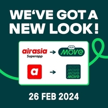 AirAsia ムーブ、さらなる改革に向けアプリの外観の刷新を発表