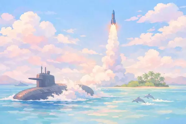 中国軍潜水艦が南太平洋へ弾道ミサイルを試験発射、日本や豪州、NZなど周辺国は重大な懸念表明へ