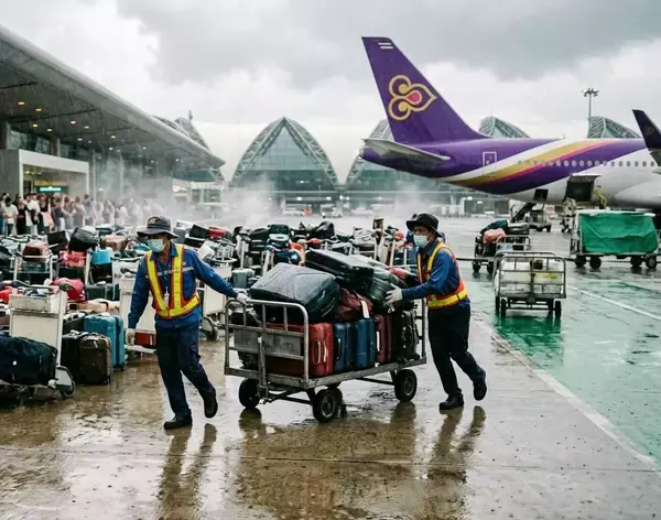 バンコク スワンナプーム国際空港が、未曾有の混迷・空港機能を麻痺させた人手不足