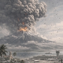 【フィリピン】カンラオン山噴火でセブ島広域に降灰、休校と空路混乱
