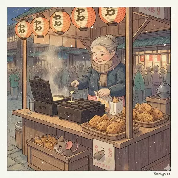 韓国の冬の風物詩「たい焼き」に衝撃の裏側！ ネズミの餌食となる屋台の実態がSNSで暴露