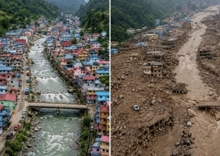 行方不明者2000人の大惨事、チベット地域で巨大な氷河が崩落し、ネパール大洪水