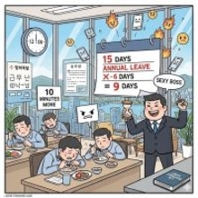昼休み10分延長の代償は有休6日!?　韓国で炎上中の「超せこい」労働搾取と絶望の現場