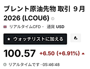 原油先物が100ドル突破、米国とイランの衝突激化で供給不安広がる