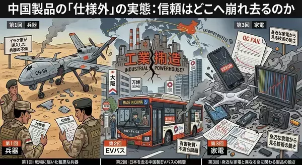 中国3,身近な家電と異なる命に関わる製品の脆さ、中国製造業が直面する信頼の壁と私たちが養うべき審美眼