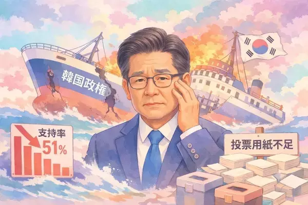 支持率急落の韓国・李在明政権　内政失態と党内対立が招いた構造的危機