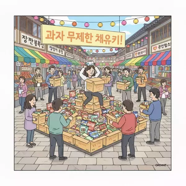 韓国の「お菓子詰め放題」が大人も熱狂するゲームに！ 達成感と遊び心が弾けるイベントの全貌
