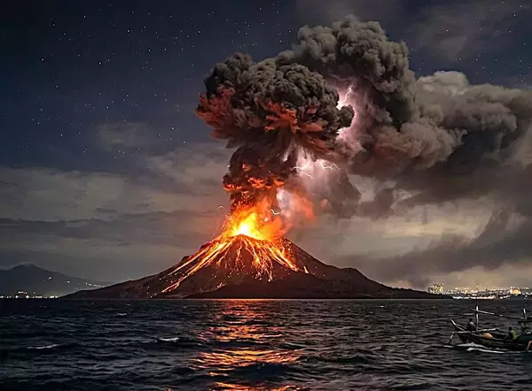 インドネシア大噴火で8空港閉鎖！ 首都混乱と17万人が足止めの未曾有事態
