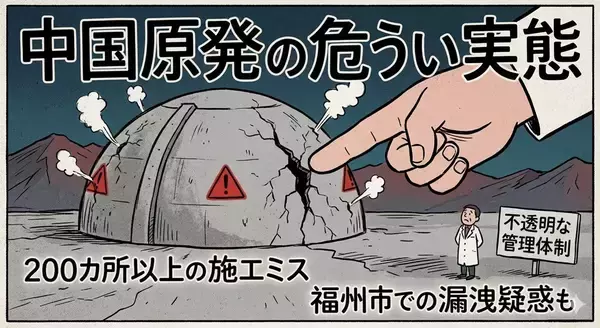 中国の原発で施工ミス200カ所以上、福州市の漏洩疑惑など杜撰な管理と不透明な実態に懸念