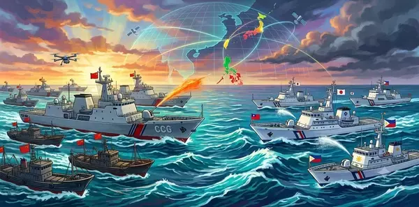 台湾、中国の海洋「グレーゾーン戦術」を非難　国際社会へ新たな現状阻止を警告