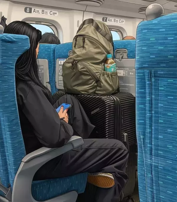 巨大荷物に揺れる新幹線 京都駅は欧米個人客で活況も中国人団体は減少 混雑対策が急務に