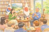 「韓国元大統領が書店で日韓文学交流の場を演出」の画像1