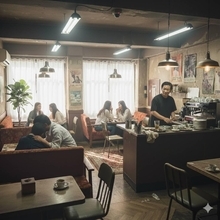 怪しい韓国カフェの公然卑猥行為、常識破りの愛の行方と店主の苦悩