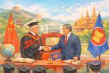 「中国がASEAN事務総長に名誉教授授与、教育と人的交流を通じたソフトパワー外交強化へ」の画像1