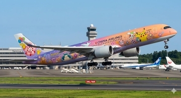 チャイナエアライン、最新鋭のA350型機で「ピカチュウジェット」第2弾を4月から成田線に投入