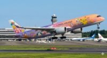 チャイナエアライン、最新鋭のA350型機で「ピカチュウジェット」第2弾を4月から成田線に投入