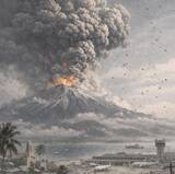 「【フィリピン】カンラオン山噴火、セブ空港で滑走路に降灰　国内線多数欠航、自治体は相次ぎ休校」の画像1