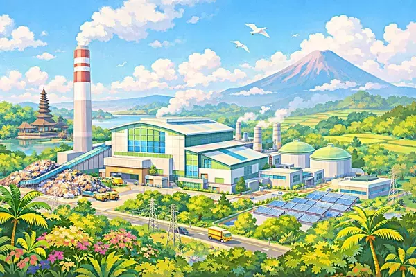 バリ島南部で3兆ルピア規模ごみ発電起工　観光地危機克服へ国家戦略始動