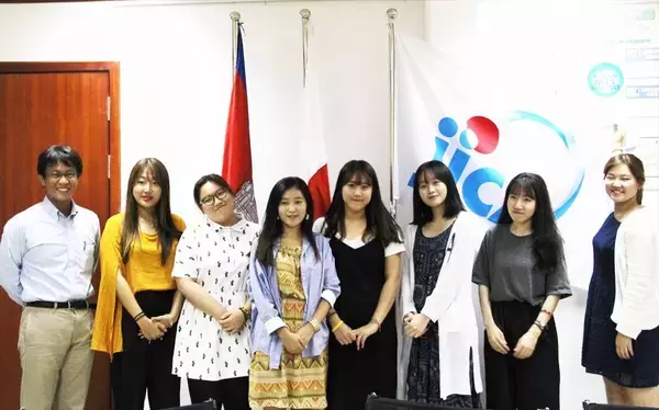 韓国・梨花女子大生JICAカンボジア事務所を訪問
