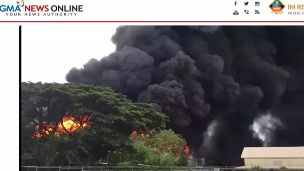 「ヨコハマタイヤ・フィリピン工場で、爆発炎上し大規模火災-全焼の可能性も」の画像