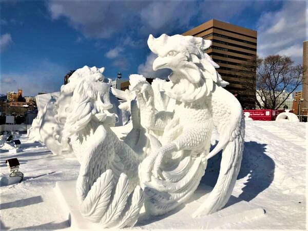 さっぽろ雪まつり チームタイランドの雪像が優勝 ガイチョン 闘鶏 18年2月8日 エキサイトニュース