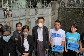平和求める集会の17人に罰金400円、ミャンマーの裁判所が異例の軽い判決