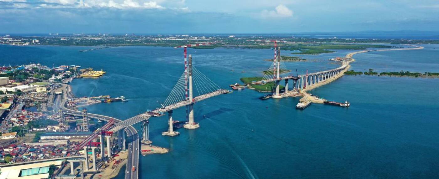 フィリピン セブ島とマクタン島を結ぶ フィリピン最長の8km橋 22年開通予定 21年7月19日 エキサイトニュース