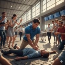 ミラノで奇跡の救出！ 新婚旅行中の韓国人警官が心肺停止の男性を救う、イタリア大使も絶賛