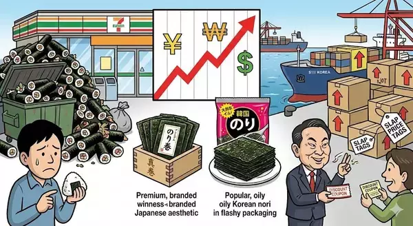 海苔高騰、輸出で稼ぎ国内を守る韓国海苔「ぼったくり価格」の真実？