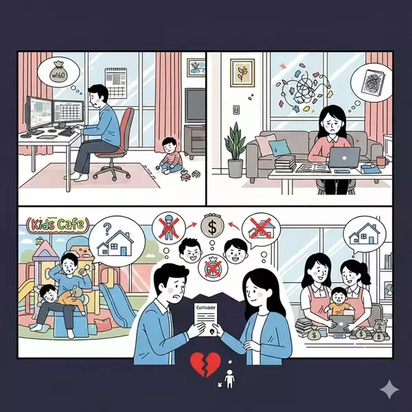 月収530万の韓国事業家が抱える葛藤、妻への160万円生活費と育児責任、発達障害を持つ妻との夫婦生活