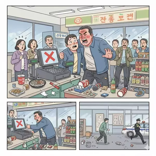 電子決済不能で客がアルバイトを暴行！ 韓国コンビニでキンパプ代金巡り「殺してやる」と逆上
