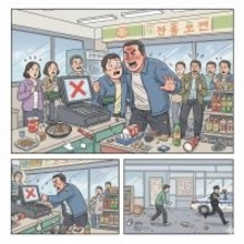 電子決済不能で客がアルバイトを暴行！ 韓国コンビニでキンパプ代金巡り「殺してやる」と逆上